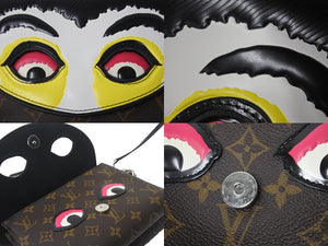 極美品 LOUIS VUITTON ルイヴィトン ショルダーバッグ ポシェット・カブキマスク 山本寛斎コラボ M43495 シルバー金具 中古 55546