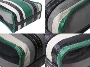 BALENCIAGA バレンシアガ バザールショッパー ハンドバッグ ロゴ 452458 ラムスキン マルチカラー 鞄 シルバー金具 良品 中古 55549