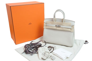 新品未使用 HERMES エルメス ハンドバッグ バーキン25 ベトン ベトン シルバー金具 トゴ B刻印 中古 55558