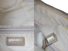 Load image into Gallery viewer, CHANEL シャネル ワンショルダーバッグ A20516 ニュートラベルライン 7番台 2002年 キャンバス カーフ ベージュ 良品 中古 55652