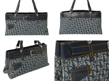Load image into Gallery viewer, Christian Dior クリスチャンディオール ハンドバッグ トロッター柄 バニティハンドバッグ BM-1001 シルバー金具 中古 55686