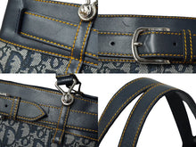 Load image into Gallery viewer, Christian Dior クリスチャンディオール ハンドバッグ トロッター柄 バニティハンドバッグ BM-1001 シルバー金具 中古 55686