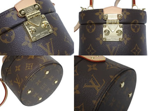 極美品 LOUIS VUITTON ルイヴィトン スコット ハンドバッグ ショルダーバッグ 2WAY M46933 モノグラム PVC レザー ブラウン 中古 4b005569