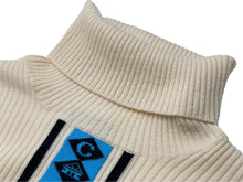 Load image into Gallery viewer, CHANEL シャネル ココマーク ロゴライン タートルネック ニットセーター ニット セーター サイズ 36 P63182K 美品 中古 55711