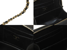 Load image into Gallery viewer, 極美品 CHANEL シャネル CCフィグリー ミニチェーンショルダーバッグ A84452 キャビアスキン ブラック ゴールド金具 中古 55712