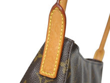 Load image into Gallery viewer, LOUIS VUITTON ルイヴィトン ルーピングMM ワンショルダーバッグ M51146 モノグラム PVC レザー ブラウン ゴールド金具 美品 中古 4b005573