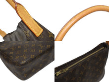 Load image into Gallery viewer, LOUIS VUITTON ルイヴィトン ルーピングMM ワンショルダーバッグ M51146 モノグラム PVC レザー ブラウン ゴールド金具 美品 中古 4b005573
