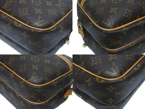 LOUIS VUITTON ルイヴィトン ショルダーバッグ リポーターPM M45254 モノグラムキャンバス ブラウン 美品 中古 4b005576