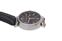 Load image into Gallery viewer, LOUIS VUITTON ルイヴィトン 時計 タンブールGM クォーツ ステンレス レザー ブラウン Q1211 良品 中古 55780