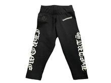 Load image into Gallery viewer, 新品未使用 CHROME HEARTS クロムハーツ パンツ レギンス ロゴプリント ブラック キッズ 6 MONTHS 52/41 中古 55810
