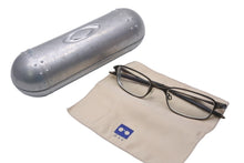 Load image into Gallery viewer, Oakley オークリー サングラス メタルフレーム スクエア型 ブラウン チタン メガネ度入り 美品 中古 55823