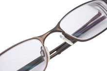 Load image into Gallery viewer, Oakley オークリー サングラス メタルフレーム スクエア型 ブラウン チタン メガネ度入り 美品 中古 55823