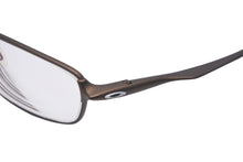 Load image into Gallery viewer, Oakley オークリー サングラス メタルフレーム スクエア型 ブラウン チタン メガネ度入り 美品 中古 55823