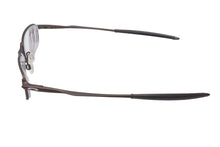Load image into Gallery viewer, Oakley オークリー サングラス メタルフレーム スクエア型 ブラウン チタン メガネ度入り 美品 中古 55823
