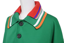 Load image into Gallery viewer, Kolor カラー ポロシャツ グリーン ブラウン ロゴ ポリエステル サイズ2 22SCM-T032302 日本製 美品 中古 55829