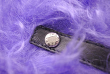 Load image into Gallery viewer, 極美品 PRADA プラダ 帽子 フライトキャップ ファー付き ナイロン 2HC180 19AW CAPPELLI ブラック パープル サイズL 中古 55887
