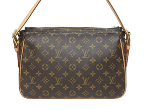 極美品 LOUISVUITTON ルイヴィトン ヴィバシテGM ワンショルダーバッグ M51163 モノグラム PVC レザー ゴールド金具 中古 4b005590