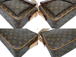 極美品 LOUISVUITTON ルイヴィトン ヴィバシテGM ワンショルダーバッグ M51163 モノグラム PVC レザー ゴールド金具 中古 4b005590