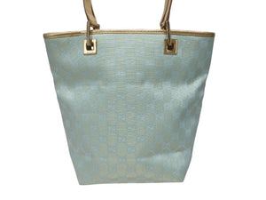 【中古/中古】GUCCI グッチ トートバッグ ブルー ゴールド キャンバス 002 1099 001998 ゴールド金具 Bランク 中古 4b005593 