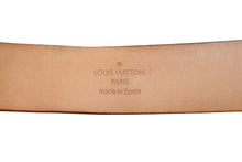 Load image into Gallery viewer, LOUIS VUITTON ルイヴィトン ベルト バックル マルチカラー ホワイト モノグラムキャンバス レザー 80/32 M9270U 中古 55938