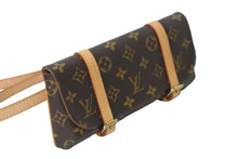 Load image into Gallery viewer, LOUIS VUITTON ルイヴィトン ショルダーバッグ ウエストポーチ M51159 ポシェット マレル ブラウン ゴールド金具 美品 中古 55947