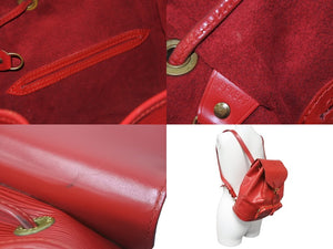 LOUIS VUITTON ルイヴィトン リュック・デイパック 1997年 プレオウンド エピ モンスリMM レッド ゴールド金具 美品 中古 55952
