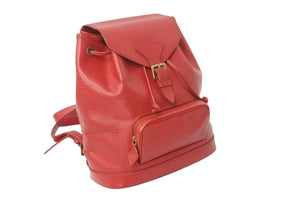 LOUIS VUITTON ルイヴィトン リュック・デイパック 1997年 プレオウンド エピ モンスリMM レッド ゴールド金具 美品 中古 55952