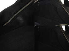 Load image into Gallery viewer, CHANEL シャネル シェブロン ミニ ボストンバッグ ココマーク ロゴ ブラック 鞄 Vステッチ シルバー金具 美品 中古 55973