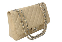 Load image into Gallery viewer, 極美品 CHANEL シャネル マトラッセ30 チェーンショルダー キャビアスキン ベージュ シルバー金具 バッグ レディース 中古 55978