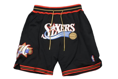 JUST DON ジャストドン mitchell&ness ミッチェルアンドネス sixers シクサーズ ショートパンツ SHORBW18015-P76 美品 中古 56004