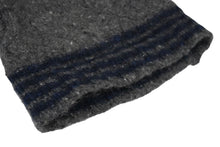 Load image into Gallery viewer, THOM BROWNE トムブラウン ニット帽 キャップ グレー ウール モヘヤ 中古 56013