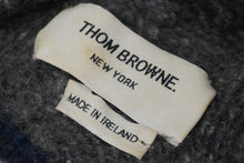 Load image into Gallery viewer, THOM BROWNE トムブラウン ニット帽 キャップ グレー ウール モヘヤ 中古 56013