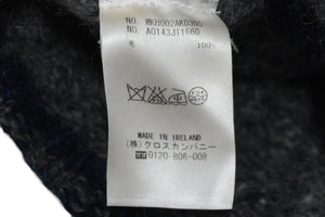 THOM BROWNE トムブラウン ニット帽 キャップ グレー ウール モヘヤ 中古 56013