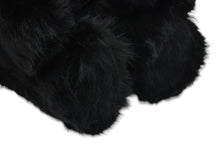 Load image into Gallery viewer, 極美品 GUCCI グッチ GGキャンバス ファー ぬいぐるみ 人形 テディーベア クマ ブラック 黒 7077722 中古 56017