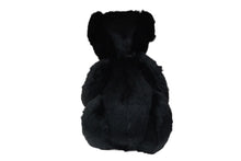 Load image into Gallery viewer, 極美品 GUCCI グッチ GGキャンバス ファー ぬいぐるみ 人形 テディーベア クマ ブラック 黒 7077722 中古 56018