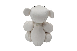 GUCCI グッチ GGキャンバス ぬいぐるみ人形 テディーベア クマ ホワイト 白 7077722 美品 中古 56019 