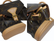 Load image into Gallery viewer, 極美品 LOUIS VUITTON ルイヴィトン ミニモンスリ リュック バックパック M51137 モノグラム ブラウン 中古 4b001721