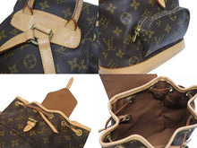Load image into Gallery viewer, 極美品 LOUIS VUITTON ルイヴィトン ミニモンスリ リュック バックパック M51137 モノグラム ブラウン 中古 4b001721