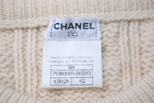 Load image into Gallery viewer, 極美品 CHANEL シャネル ニット フィッシャーマンセーター PO8000V00293 96P アイボリー サイズ42 中古 56115
