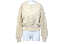Load image into Gallery viewer, 極美品 CHANEL シャネル ニット フィッシャーマンセーター PO8000V00293 96P アイボリー サイズ42 中古 56115