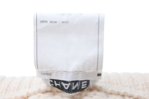 極美品 CHANEL シャネル ニット フィッシャーマンセーター PO8000V00293 96P アイボリー サイズ42 中古 56115