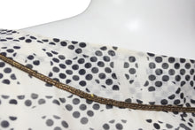 Load image into Gallery viewer, CHANEL シャネル 半袖Ｔシャツ チュニック ライオン ホワイト ブラック コットン シルク 36 P37343V27082 美品 中古 56183