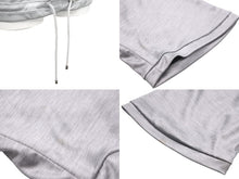Load image into Gallery viewer, CHANEL シャネル 七分丈長袖Ｔシャツ ココマーク ドローコード P43485K04412 メタリックシルバー サイズ34 美品 中古 56184