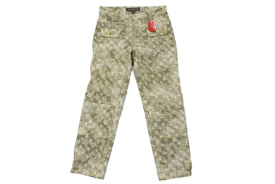 LOUIS VUITTON ルイヴィトン 村上隆 カモフラ デニムパンツ 2008aw RW082W WNPA18CON 美品 中古 56193