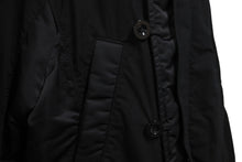 画像をギャラリービューアに読み込む, Sacai サカイ コート 21AW ミリタリー ブラック コットン ナイロン サイズ2 SCM-035 シルバー金具 中古 56223 
