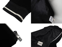 Load image into Gallery viewer, 極美品 MIU MIU ミュウミュウ 22AW ベルベット ジップアップパーカー セットアップ ブラック サイズ42 中古 56225