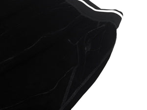 MIU MIU ミュウミュウ 22AW ベルベット ジャージーパンツ セットアップ ブラック サイズ40 美品 中古 56224