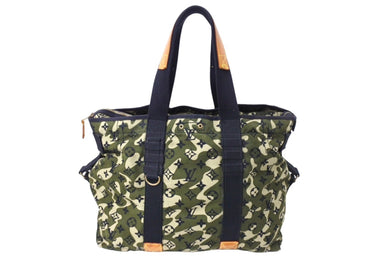LOUIS VUITTON ルイヴィトン トレイ カモフラージュ モノグラム トートバッグ 村上隆 限定 迷彩柄 M95783 良品 中古 56267