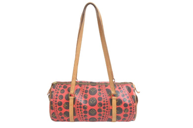 LOUIS VUITTON ルイヴィトン モノグラム パンプキンドット パピヨン ショルダー バッグ 赤 草間彌生 M40689 美品 中古 56289