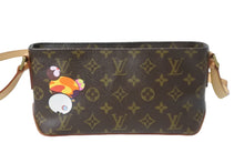 Load image into Gallery viewer, 新品同様 LOUIS VUITTON ルイヴィトン ショルダーバッグ トロター モノグラムパンダ 村上隆 ポシェット M51241 中古 56311